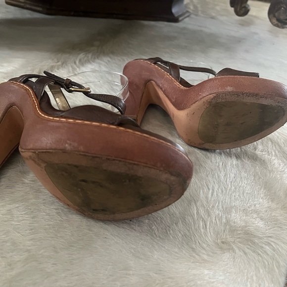 Prada Niciolla  Platform Sagentle worn platform sandal - Picture 5 of 8